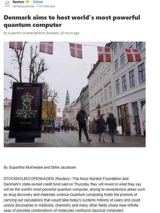 Quantum Leap: Denmark’s Bold Bet