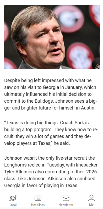 Longhorns Flip Five-Star from Dawgs!
