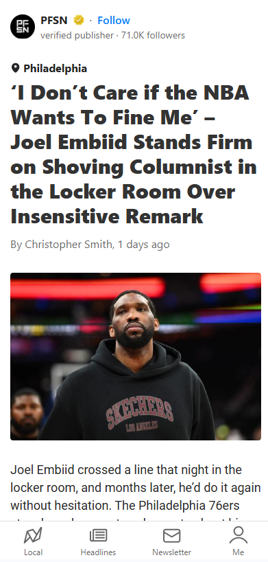 Embiid’s No-Apology Stance: Right or Wrong?
