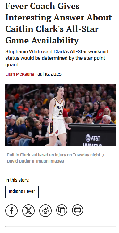 Will Clark Suit Up for All-Star Weekend?