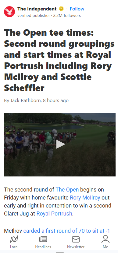 Rory’s Early Charge at Portrush!