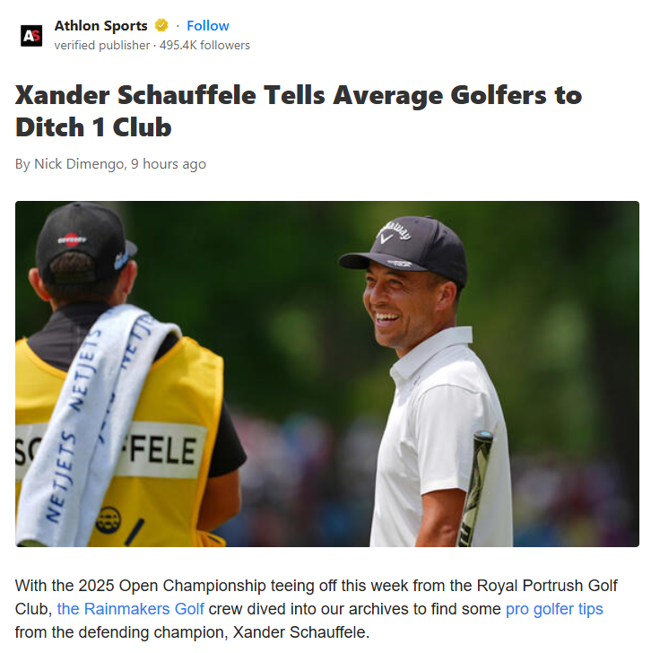 Xander Drops a 3-Iron Truth Bomb