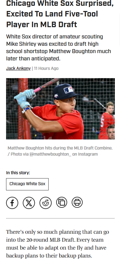 White Sox Steal Five-Tool Gem in 11th!