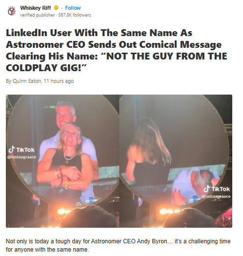 When Your Name Goes Viral (For the Wrong Reason)