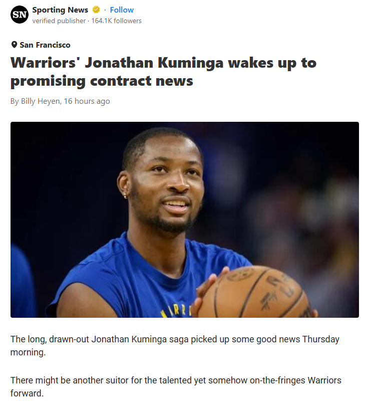 Could Kuminga Spark a Suns-Warriors Shakeup?
