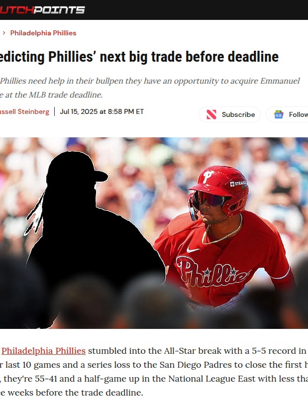 Will the Phils Go All-In for Clase?