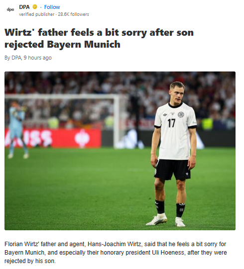 Wirtz Chooses Reds Over Bayern—Here’s Why
