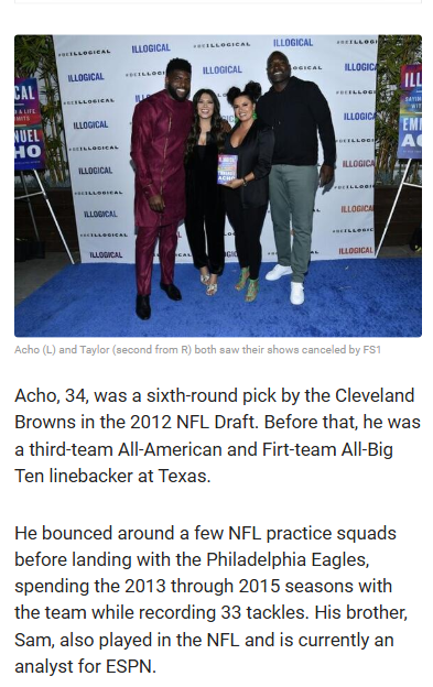 Acho’s Candid Reaction to FOX Axing 😳