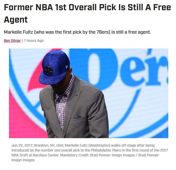 Fultz Watch: Will The Process Find A New Home?