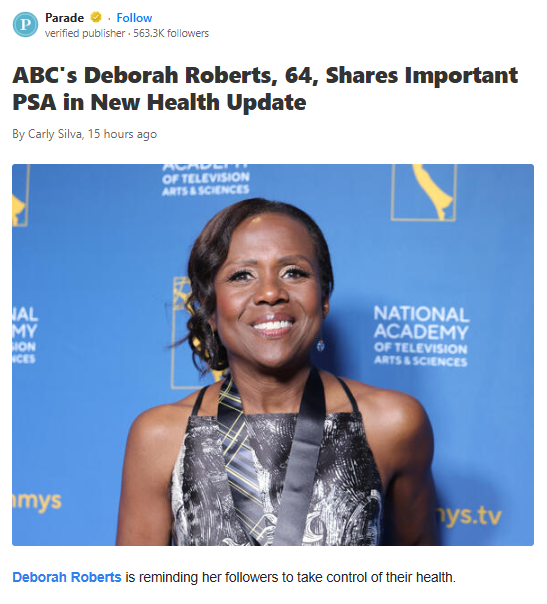 Deborah Roberts Gets Real About Mammograms