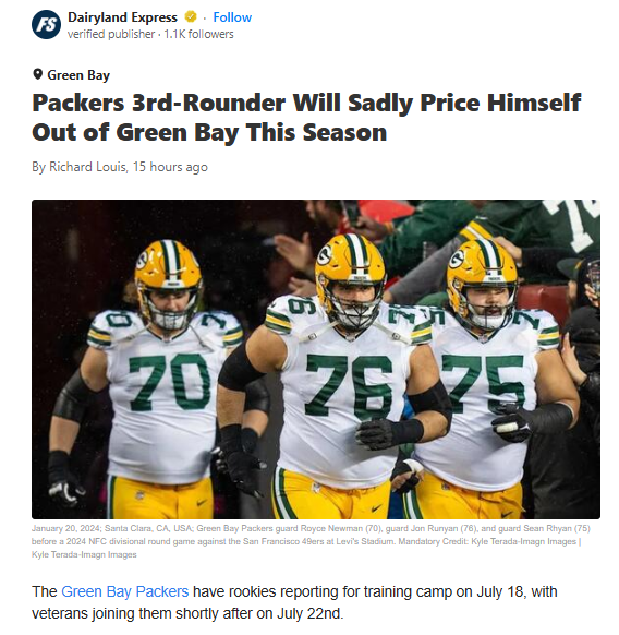 Is Sean Rhyan the Next Cap Casualty?
