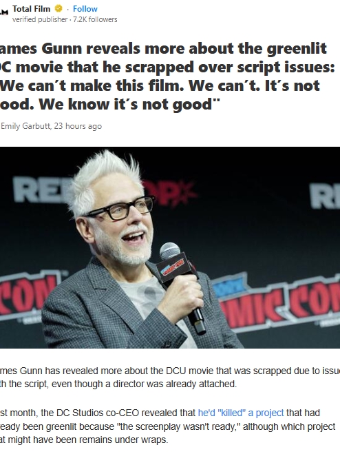James Gunn Drops DC Movie Bombshell 💥