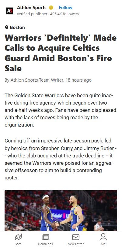 Dubs Eye Derrick White Amid Celtics Shakeup