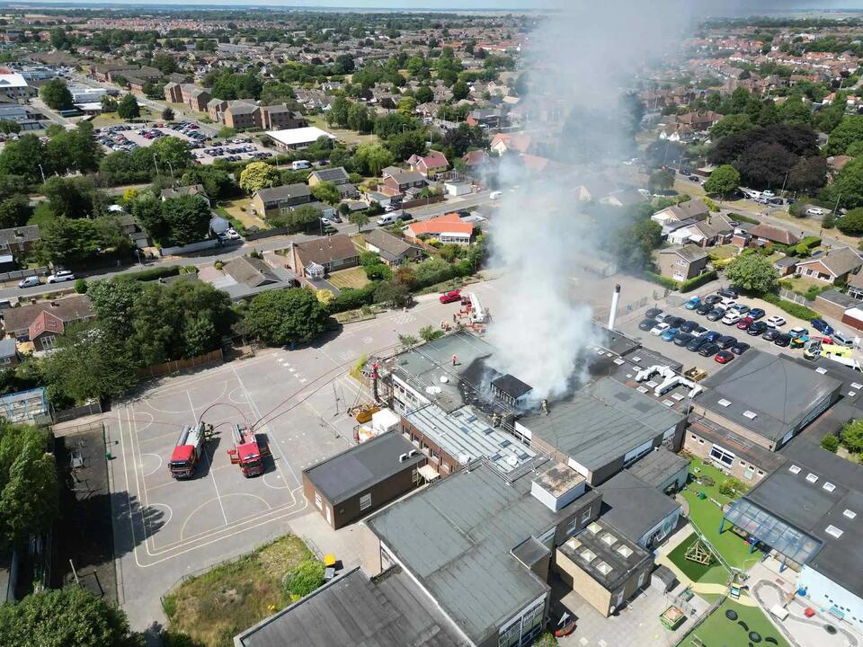 School Fire Chaos on Last Day!