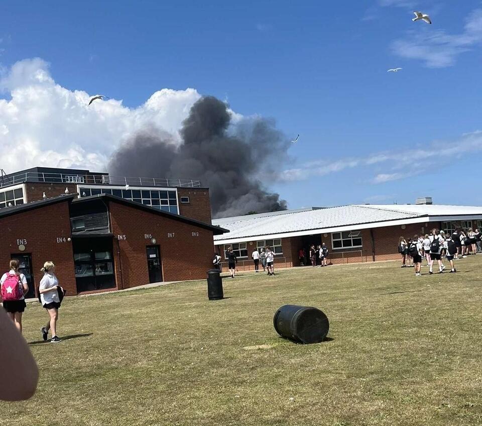 School Fire Chaos on Last Day!