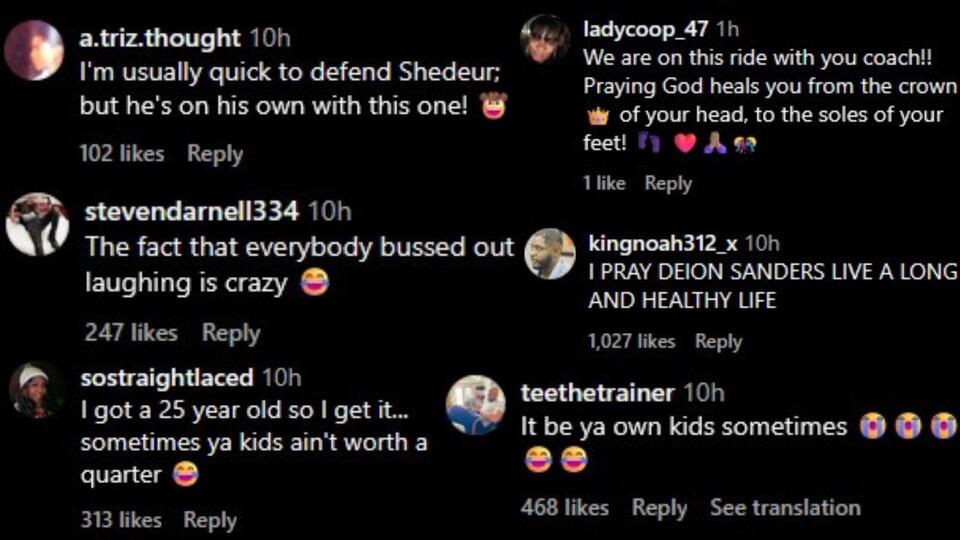 Shedeur Roasts Deion’s Weight Loss