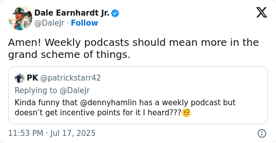 Dale Jr. Backs Hamlin in NASCAR Promo Snub