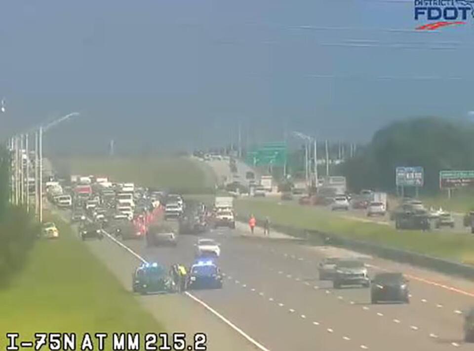 I-75 Crash Causes Wild Traffic Jam