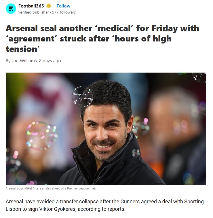 Gyokeres Saga: Gunners Win Transfer Tug-of-War