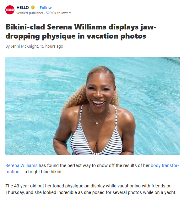 Serena’s Off-Court Glow-Up Steals the Show