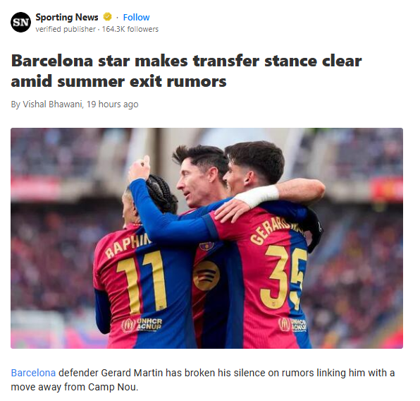 Martin Shuts Down Exit Rumors—Stays Blaugrana!