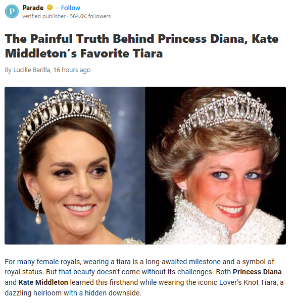 The Royal Tiara No One Warned Kate About