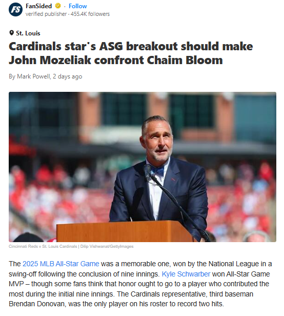 Should the Cards Trade Super Donny D?