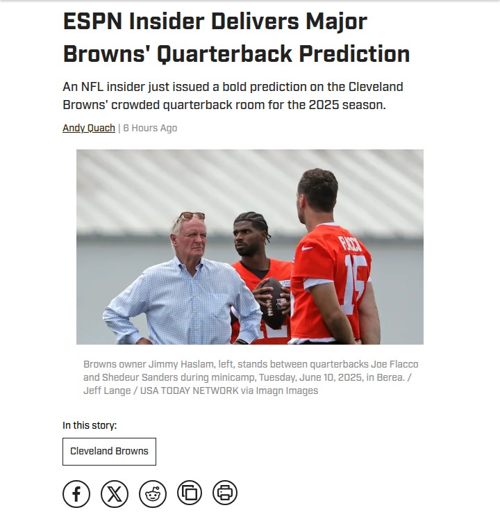 Browns QB Carousel: Who Gets the Nod?