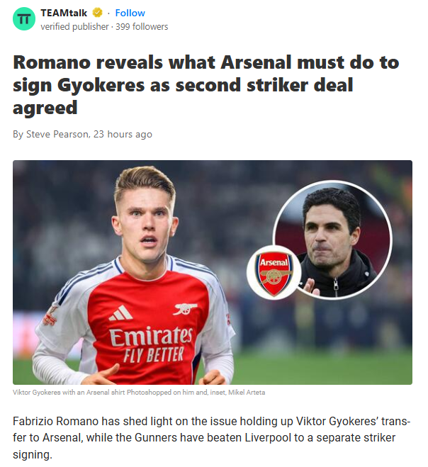 Gyokeres Saga: Add-Ons Stalling Arsenal Move