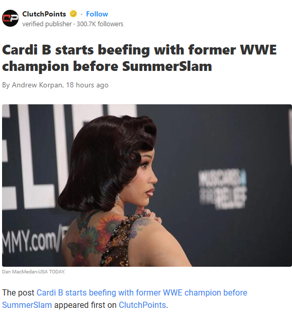 Cardi B vs. Chelsea Green: SummerSlam Drama!