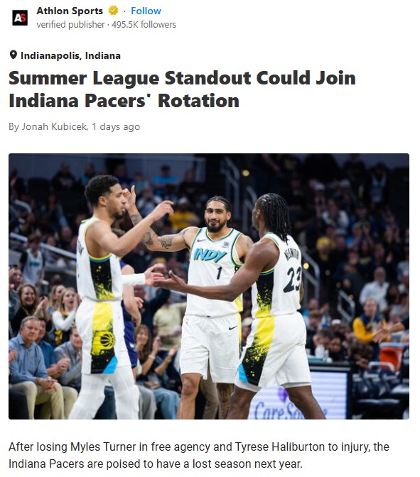 RayJ Dennis: Next Pacers Breakout Star?