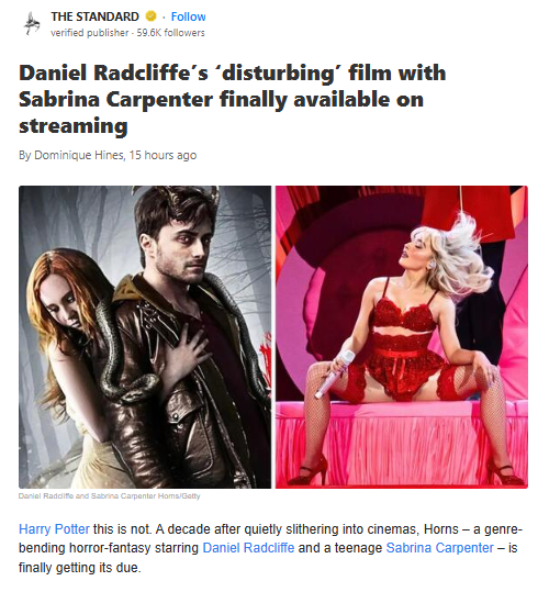 Radcliffe & Sabrina’s Wildest Movie Twist 🦌
