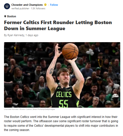 Scheierman’s Summer League Slump: Should We Worry?