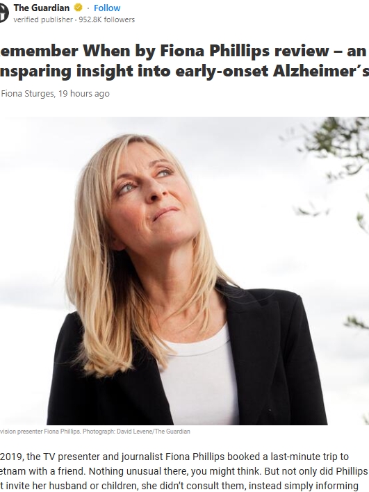 Fiona Phillips memoir sparks tough debate 🧠