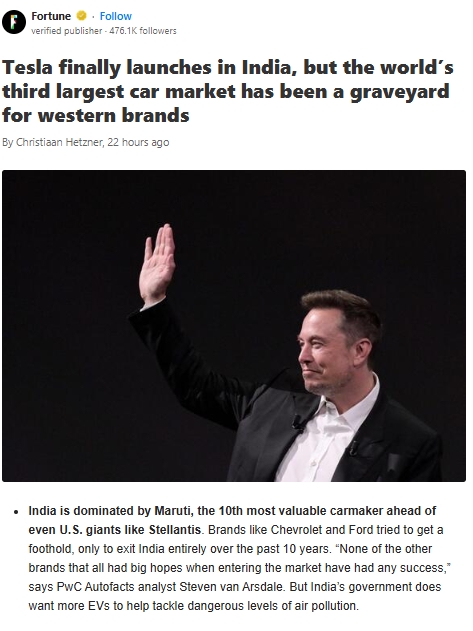 Would You Pay Double for a Tesla in India?