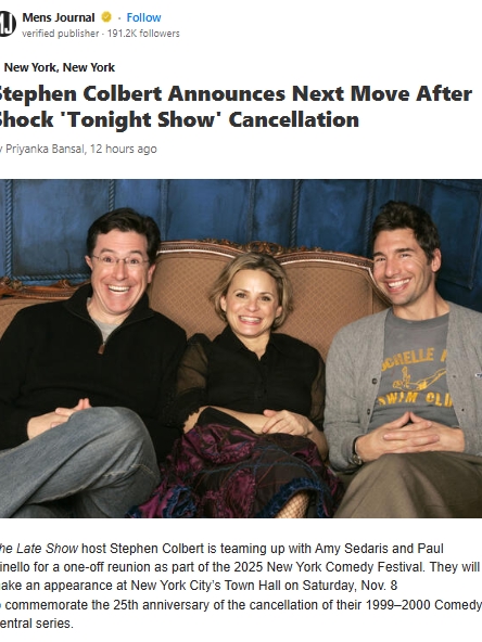 Colbert’s Wild Reunion Plans After CBS Exit 🎭