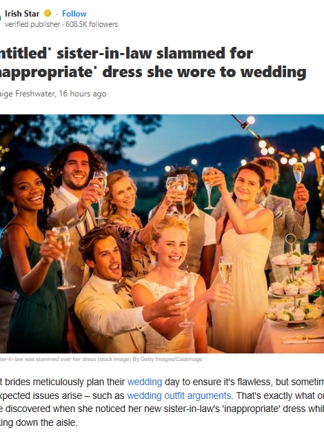 Wedding Guest Wears White—Cue the Drama