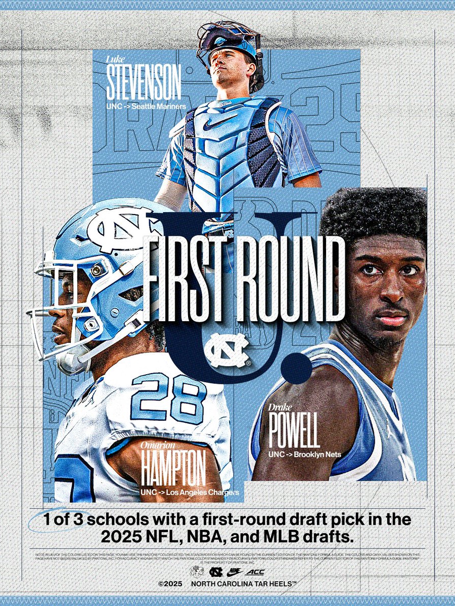 Tar Heels Pull Off Rare Triple Draft Feat