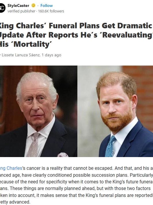 Charles’ Funeral Leak Sparks Royal Tension 👑