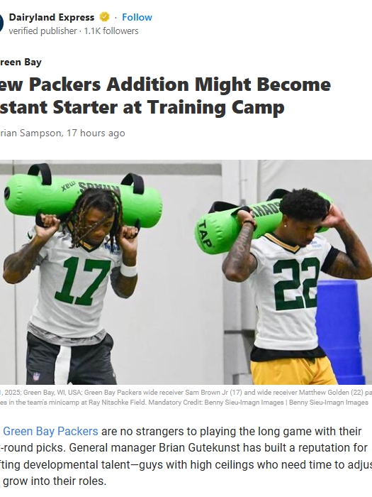 Is Golden the Next Lambeau Legend?