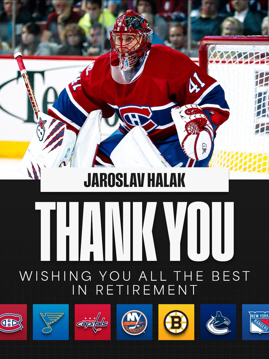 Halak Hangs Up Pads, Just Shy of 300 Wins