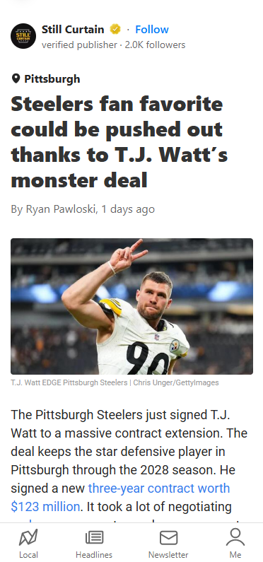 Is Highsmith the Odd Man Out After Watt’s Deal?