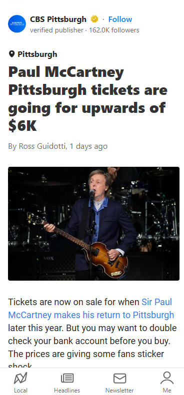 $6K for Paul McCartney?! 😱