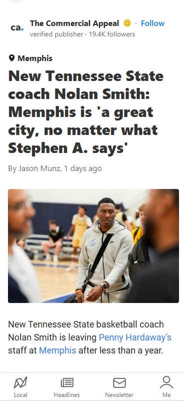 Nolan Smith Defends Memphis After ESPN Jab