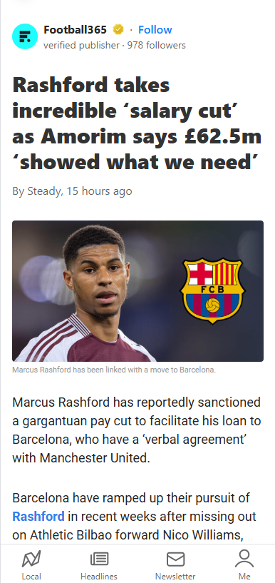 Rashford’s Big Pay Cut for Barca Dream?