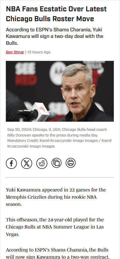 Windy City Welcomes Yuki: Bulls’ Big Bet