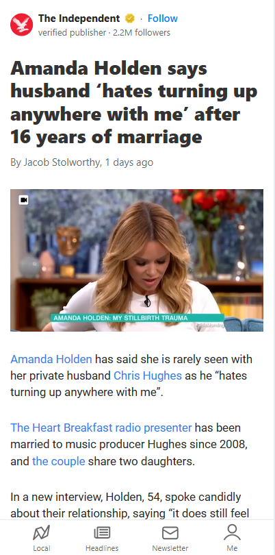 Amanda Holden’s Hilariously Honest Marriage