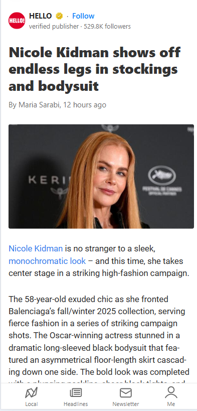 Nicole Kidman’s Legs Just Stole the Show