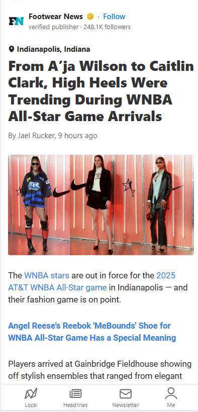 WNBA All-Stars Served Major Shoe Goals