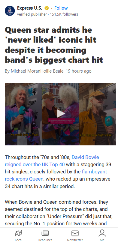 Brian May’s Surprising Take on 'Under Pressure' 😲